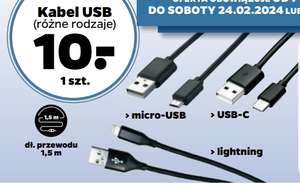 Kable USB różne rodzaje Netto