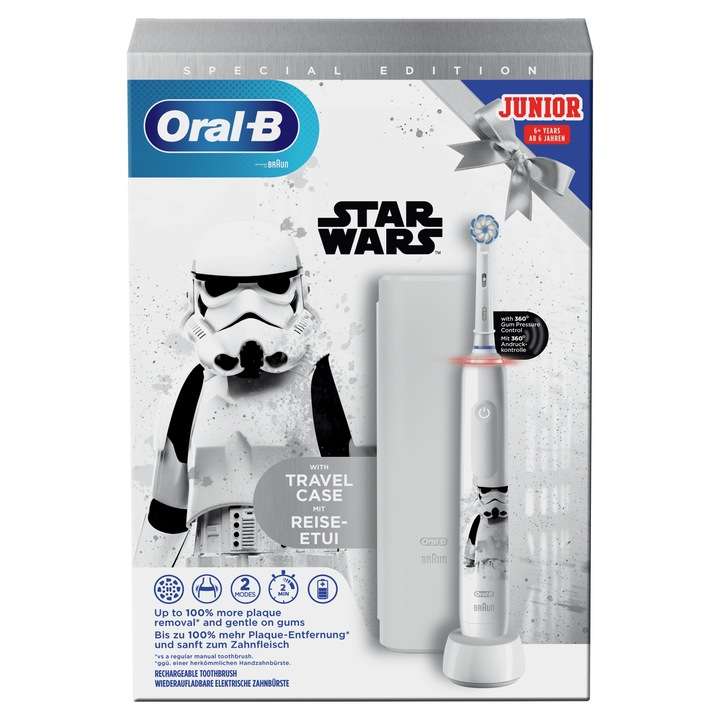 Oral-B Junior elektryczna szczoteczka do zębów dla dzieci Gwiezdne Wojny