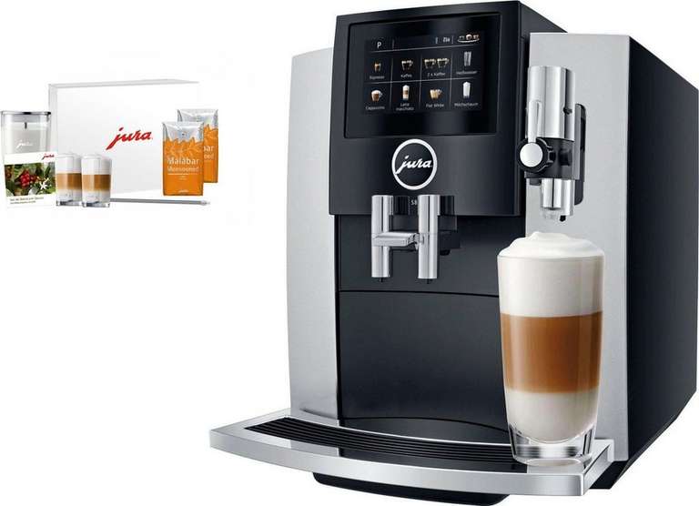 Jura S8 EA 15382 Moonlight Silver automatyczny ekspres do kawy z akcesoriami (z kodem 1139€)