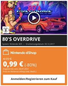 Gra 80's Overdrive (Switch oraz 3DS)