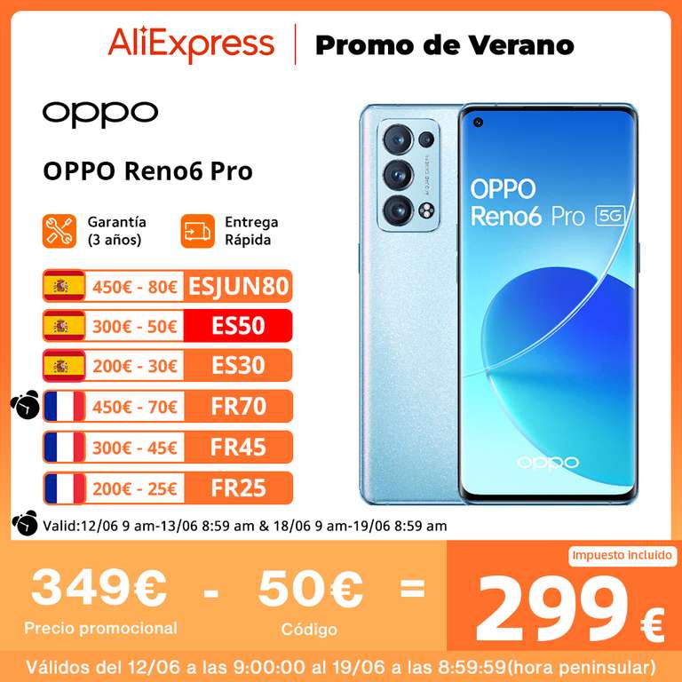 Smartfon Oppo Reno 6 Pro 5G 12/256