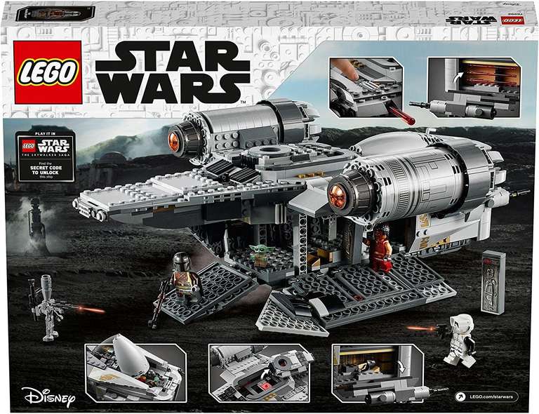 LEGO 75292 Star Wars - Transportowiec łowcy nagród z serialu Mandalorian - Brzeszczot dla prime