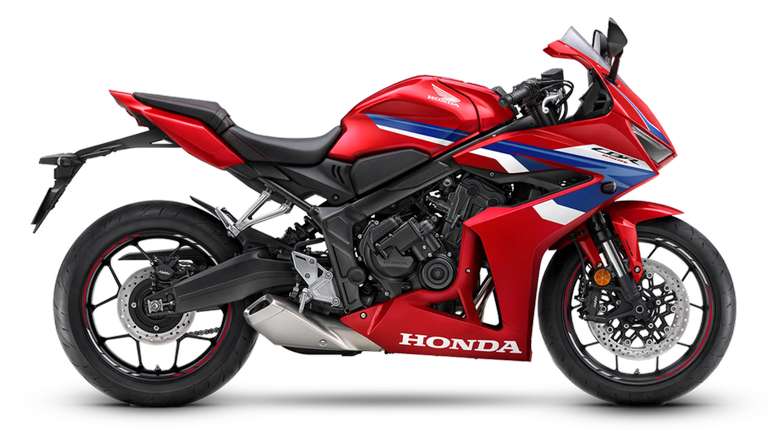 Motocykl Honda CBR650R E-Clutch 2024 Matte Gunpowder Black Metallic/Grand Prix Red