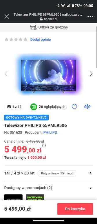 Telewizor PHILIPS 65PML9506