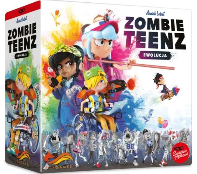 Gra planszowa Foxgames Zombie Teenz Ewolucja BGG 7.7 / Zombie Kidz: Ewolucja za 40 zł