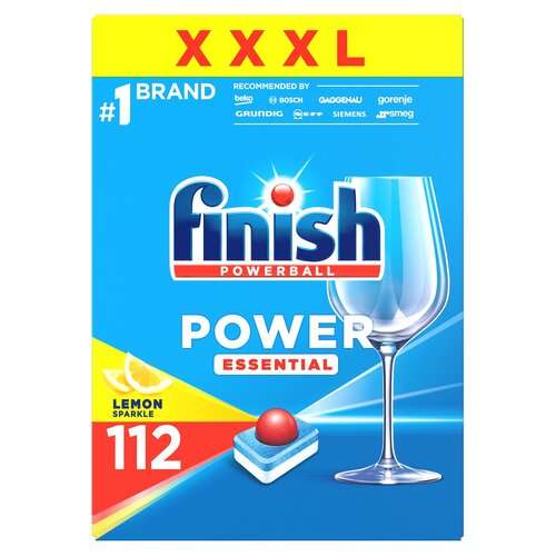 Tabletki do zmywarek FINISH Power Essential Lemon 112 szt., odb.os.0zł
