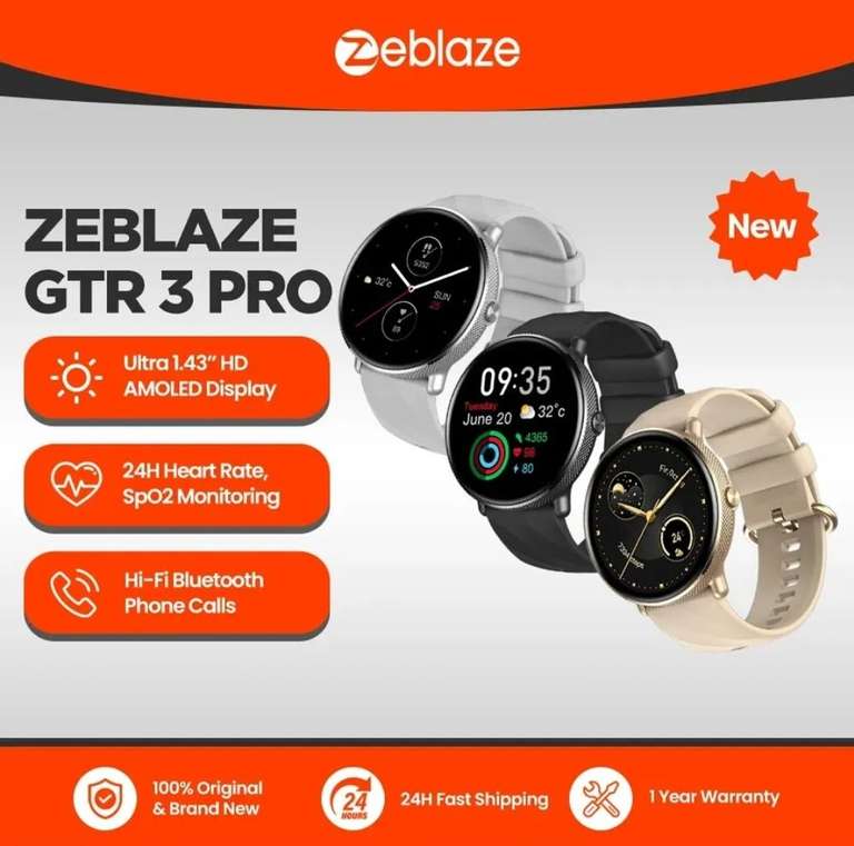 Smartwatch Zeblaze GTS 3 Pro za US $20.12