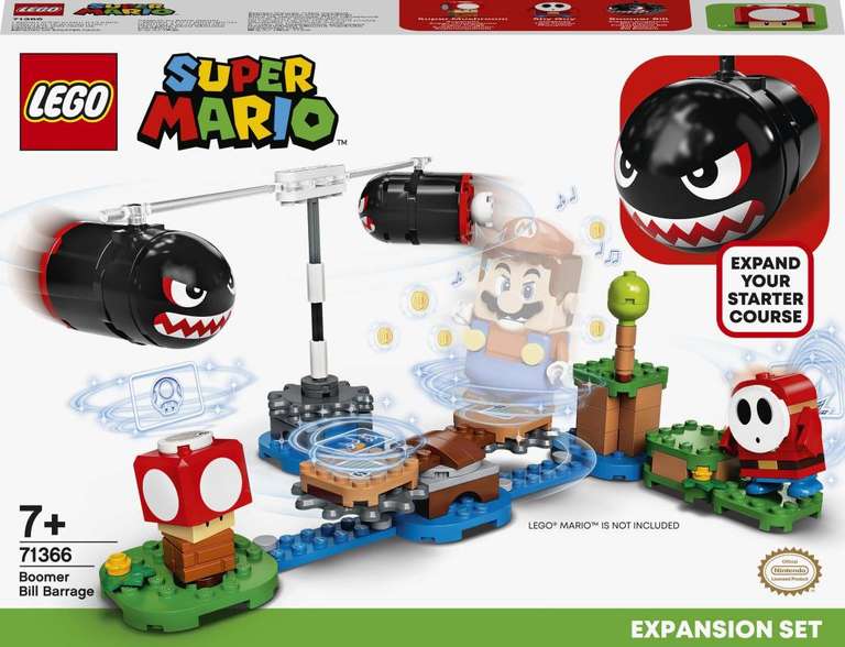 LEGO Super Mario 71366 Ostrzał Banzai Bill — zestaw rozszerzający