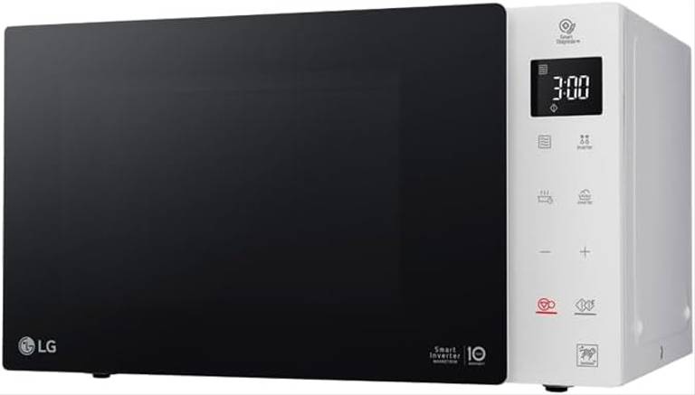 Kuchenka mikrofalowa LG | inwerterowa | biała | 1000W | powłoka EasyClean | MS23NECBW