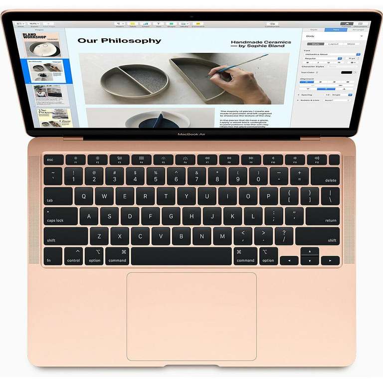 Z EKSPOZYCJI Laptop APPLE MacBook Air 13 M1/8GB/256GB SSD/INT/macOS Złoty