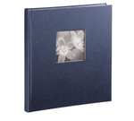 Album na zdjęcia wklejane, Fine Art HAMA, 50 stron, niebieski, białe karty, 29x32 cm