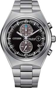 Citizen Męski zegarek Eco-Drive na rękę z tytanową bransoletką