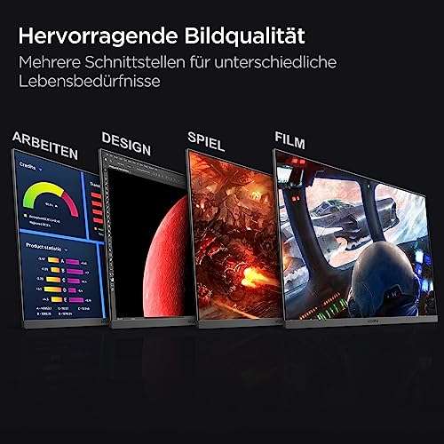 22-calowy monitor KOORUI FHD 75 Hz | Amazon | 66,52€