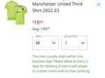 Koszulka adidas z trzeciego kompletu strojów Manchesteru United z sezonu 22/23