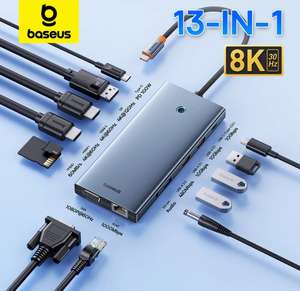 Baseus USB Adapter HUB typu C do HDMI 13-In-1 USD51.79