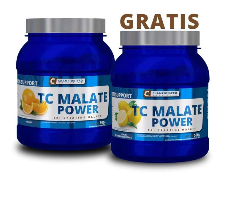 Kreatyna -TC Malate Power 500g + 500g GRATIS