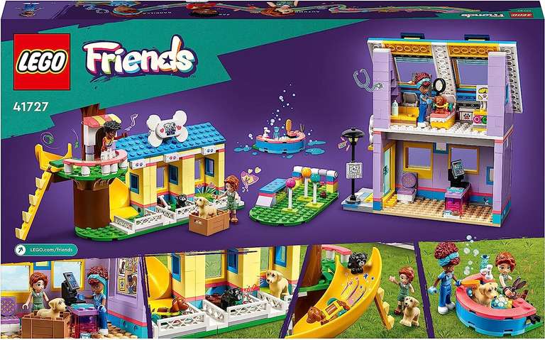 LEGO 41727 Friends Centrum ratunkowe dla psów, zabawa w weterynarza