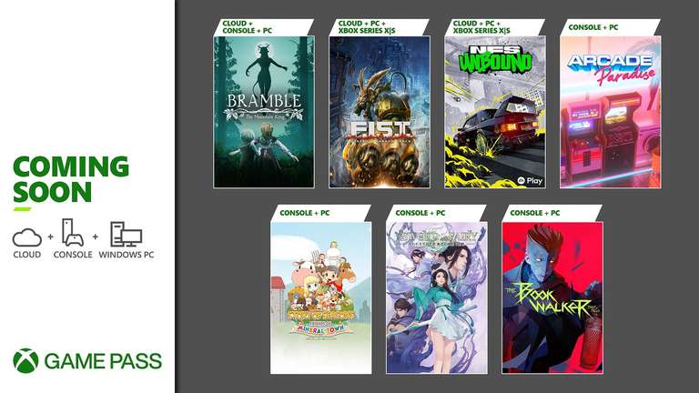 PC / Xbox Game Pass nowe tytuły: Need for Speed Unbound (EA Play), The Bookwalker, Sword and Fairy: Together Forever i więcej