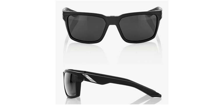 Okulary przeciwsłoneczne 100 % Daze Soft Tact Black Smoke