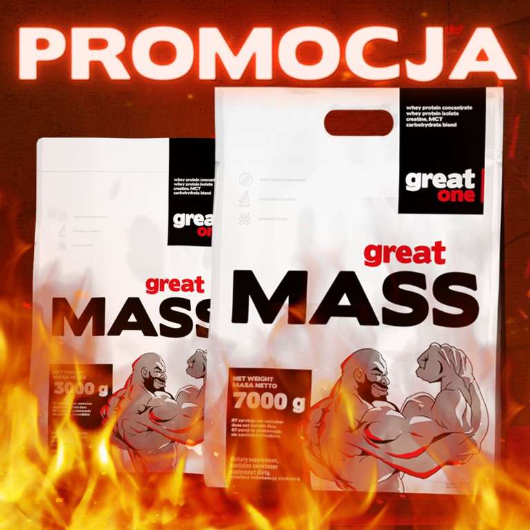 Odżywka Great Mass 7 kg - Great One
