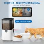 Balimo Lena 4L 2.4G WLAN Automatyczny karmnik dla psów i kotów z aplikacją, Kamera Full HD i Night Vision, programowany, 8 posiłków/dzień
