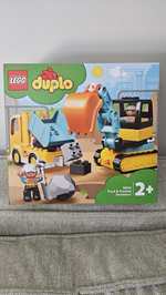LEGO Duplo 10931 - Ciężarówka i koparka gąsienicowa