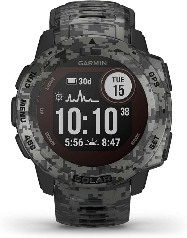 Garmin Instinct Solar Camo zegarek sportowy / smartwatch