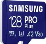 Samsung PRO Plus karta pamięci 128GB microSD + adapter SD