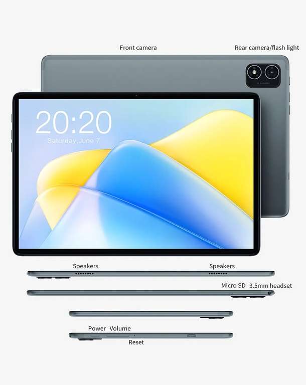 Tablet Teclast P40HD (10,1 cala, 16 / 128 GB, 6000mAh, LTE) | Wysyłka z ES @ AliExpress
