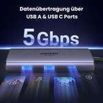Ugreen 15852 USB-C-Hub (2x HDMI 4K 60Hz DP 1.4, 85W Power Delivery, 3x USB-A 3.0 5Gbit/s) 31€ + 5,99 €