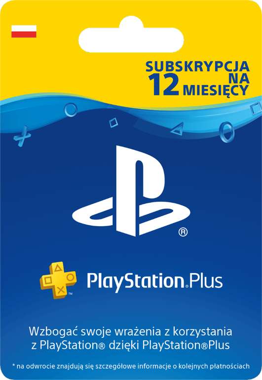 Roczna subskrypcja PlayStation Plus (365 dni) @Eneba