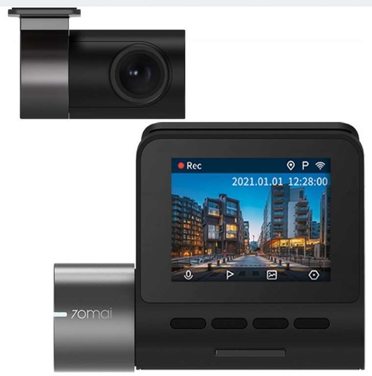 Wideorejestrator 70mai A500S Dash Cam Pro Plus+ 2.7K/140/WiFi/GPS + RC06 Allegro Days