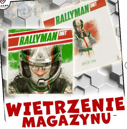 Gra planszowa Rallyman Dirt + dodatek Copilot Czacha Games