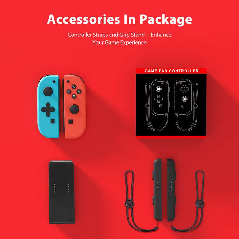 Zamienniki joy-conów do Nintendo Switch (żyroskop i wibracje) @ AliExpress