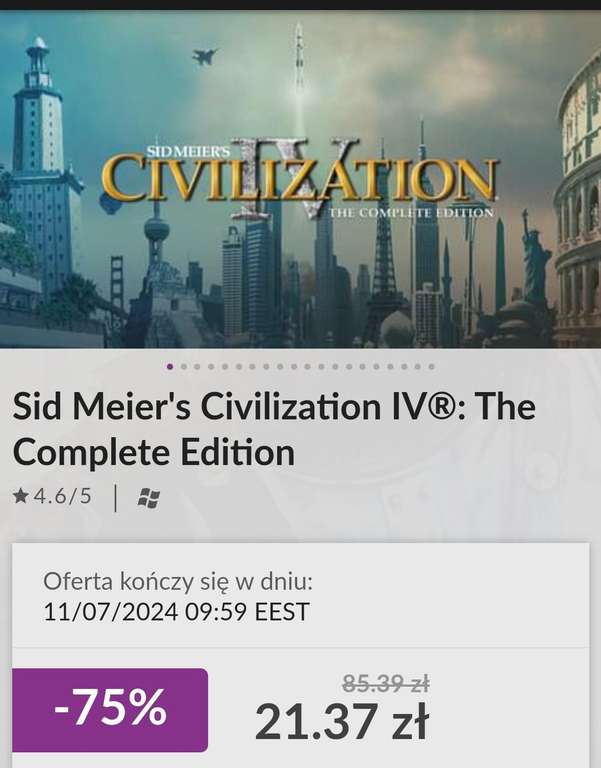 Sid Meier's Civilization IV: The Complete Edition GOG
