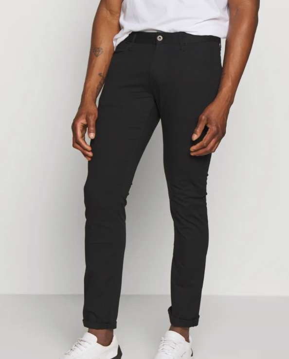 Emporio Armani męskie spodnie materiałowe czarne
