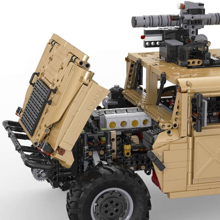 Klocki Cada Humvee klocki konstrukcyjne C61036W Humvee 1:8 3935 szt. pasują do LEGO