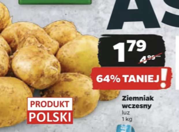 NETTO Ziemniaki wczesne 1,79/kg