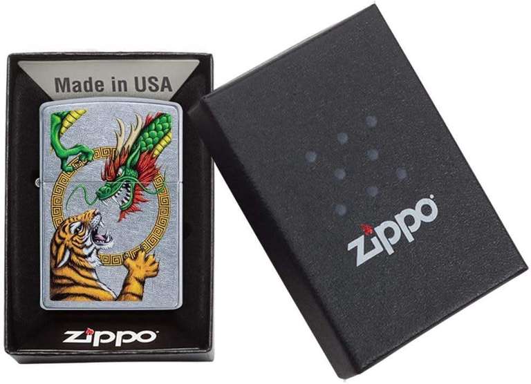 Zapalniczka Zippo tygrys smok @ Amazon
