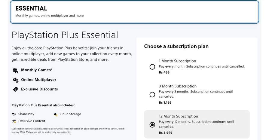 PlayStation Plus Essential 12 miesięcy za 157,97 zł - oferta at ...
