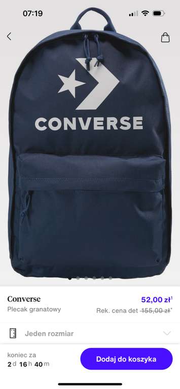 Plecak Converse, granatowy