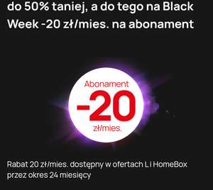 PLAY Rabat 20zl/msc na abonament oferta Black Friday