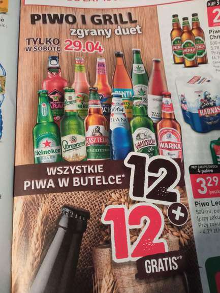 Piwo butelkowe Stokrotka Optima - 12+12 gratis (29.04)
