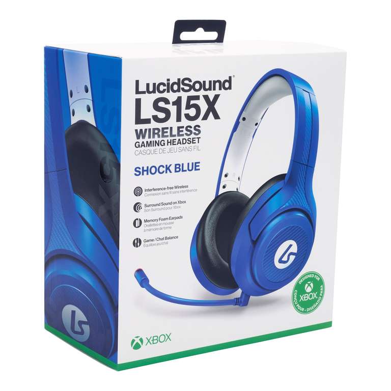 Słuchawki bezprzewodowe LucidSound LS15X Xbox / PC - niebieskie