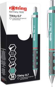Profesjonalne ołówki automatyczne rOtring Tikky Pastel - HB 0,7mm - zestaw 12 sztuk @ amazon