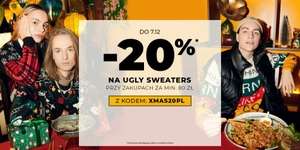 -20% na swetry świąteczne przy kwocie min. 80 zł @House