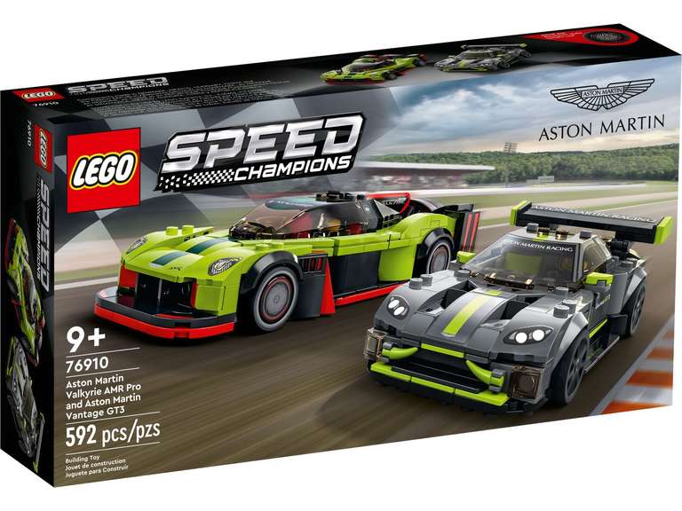 LEGO 76910 Speed Champions - Aston Martin Valkyrie AMR PRO i Aston Martin Vantage GT3 + Zając za 1PLN