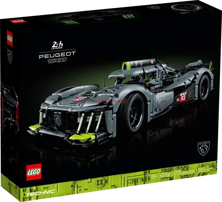 LEGO TECHNIC 42156 PEUGEOT 9X8 24H Le Mans Hybrid na sklepklocki.pl