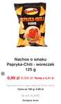 Nachos o smaku papryka chili 125g Termin przydatności do spożycia: 08.09.2023 r.