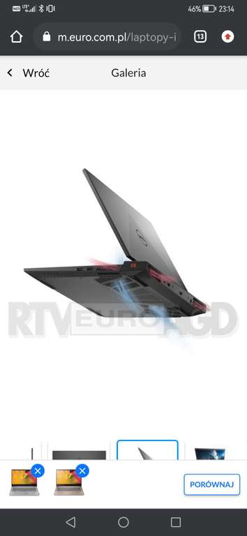 Laptop Dell G15 5520-4308 15,6" 165Hz Intel Core i7-12700H - 32GB RAM - 1TB Dysk - RTX3060 Grafika - Win11